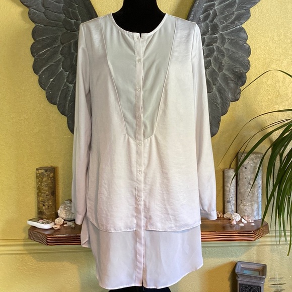 Reitmans Tops - Reitmans Long Button Down Shirt